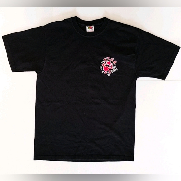 Y2K Keith Haring S.T.A.R Fruit of Loom Double Sided Print T-Shirt (M) - Picture 2 of 4